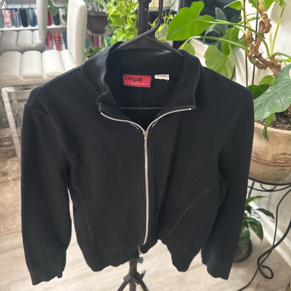 Onque Casuals Black Jacket